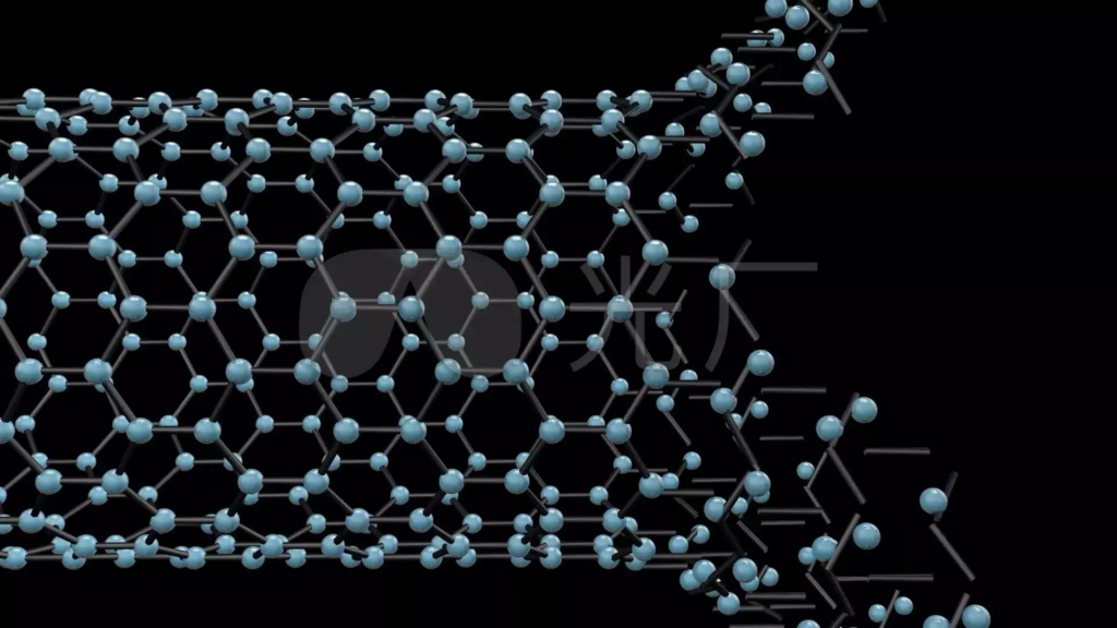 carbon fiber molecular model