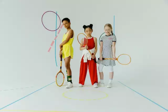 kids with carbon fiber tennis rackets