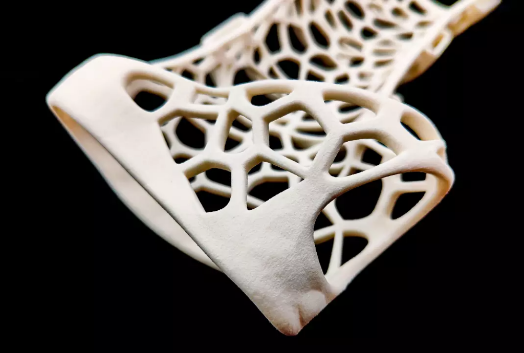 3D-printed model