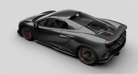 a black McLaren 675LT Spider