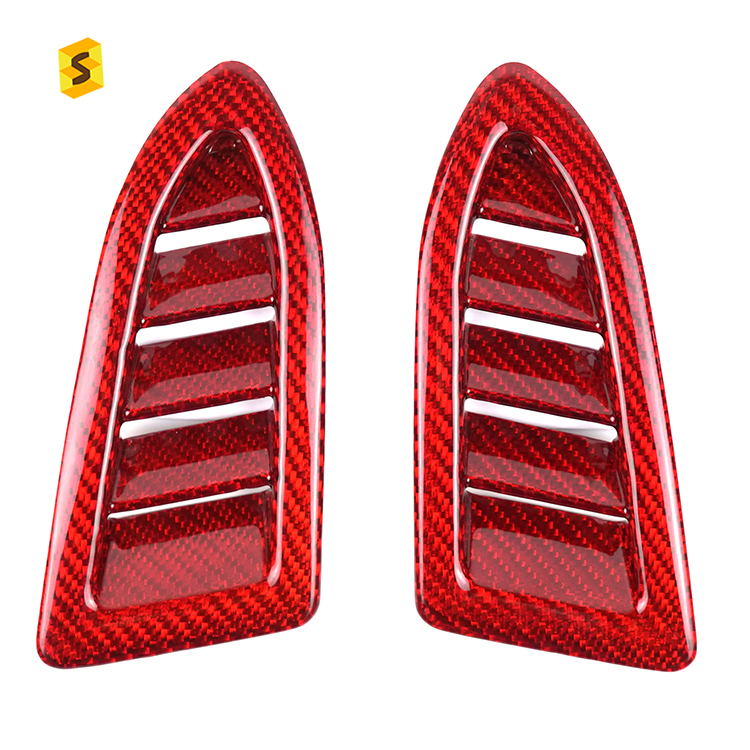 Carbon Fiber Racing Dashboard Air Vent Cover For Subaru Impreza 2003-2007 – Gloss 3K Twill
