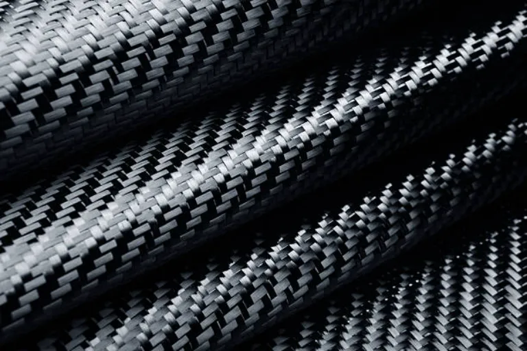 carbon fiber material black